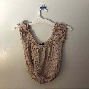 floral off the shoulder top